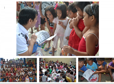 Mr. Rollie Luy, Guidance Officer of MMC- CAST heads the psycho-social activity for 200 children Mr. Rollie Luy, Guidance Officer of MMC- CAST heads the psycho-social activity for 200 children